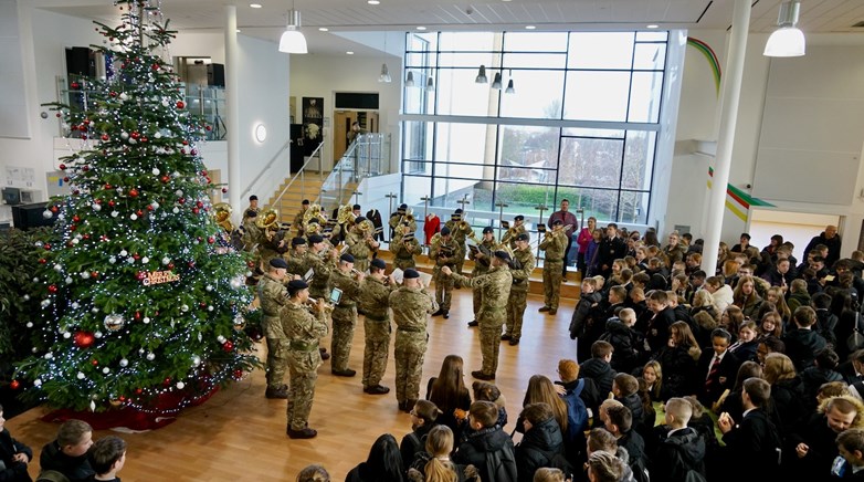 British Army Band of Catterick visit