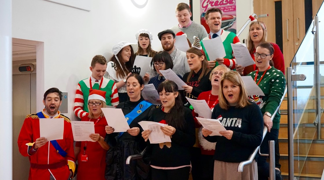 Staff Christmas choir 2016