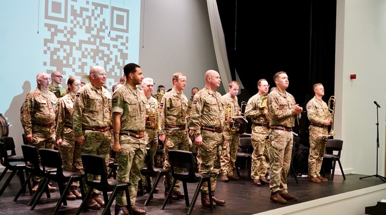 British Army Band of Catterick visit