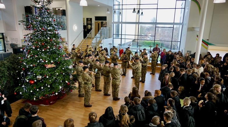 British Army Band of Catterick visit